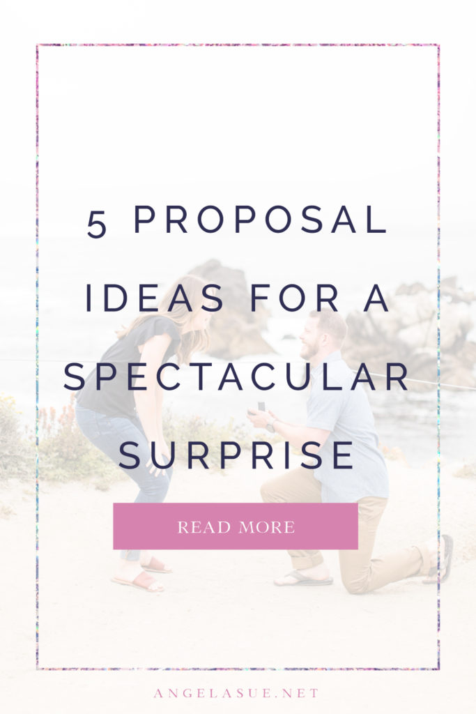 5 proposal ideas for a spectacular surprise - proposal photos
