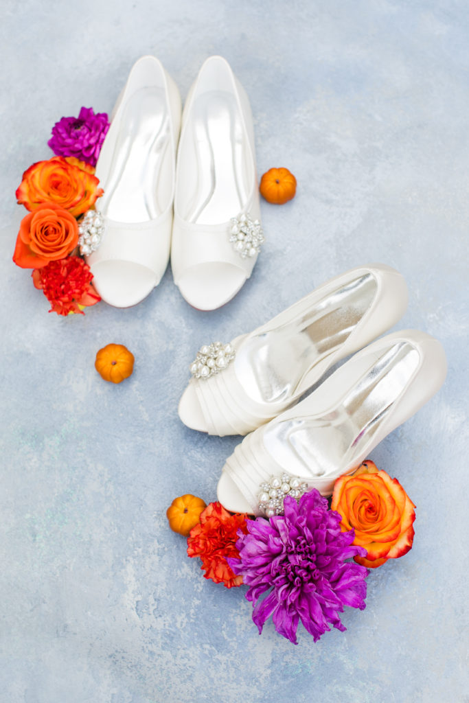 bridal shoes - bridal flats - bridal heels - Kirigin Cellars - Angela Sue Photography