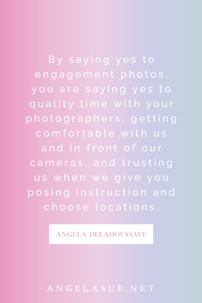 Inspirational quote from Angela Sue Photography - Wedding Photographers